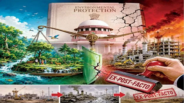 పర్యావరణ చట్టానికి తూట్లు