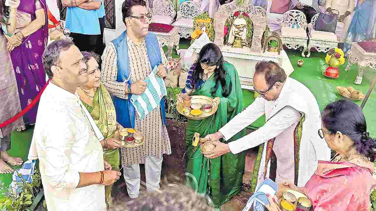 అమరావతిలో ‘కోర్ట్‌యార్డ్‌ బై మారియట్‌’కు శంకుస్థాపన