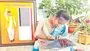 పెన్సిల్‌ లిడ్‌లపై చంద్రబాబు జీవిత చరిత్ర