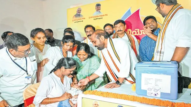 పల్స్‌ పోలియో 91.95 శాతం