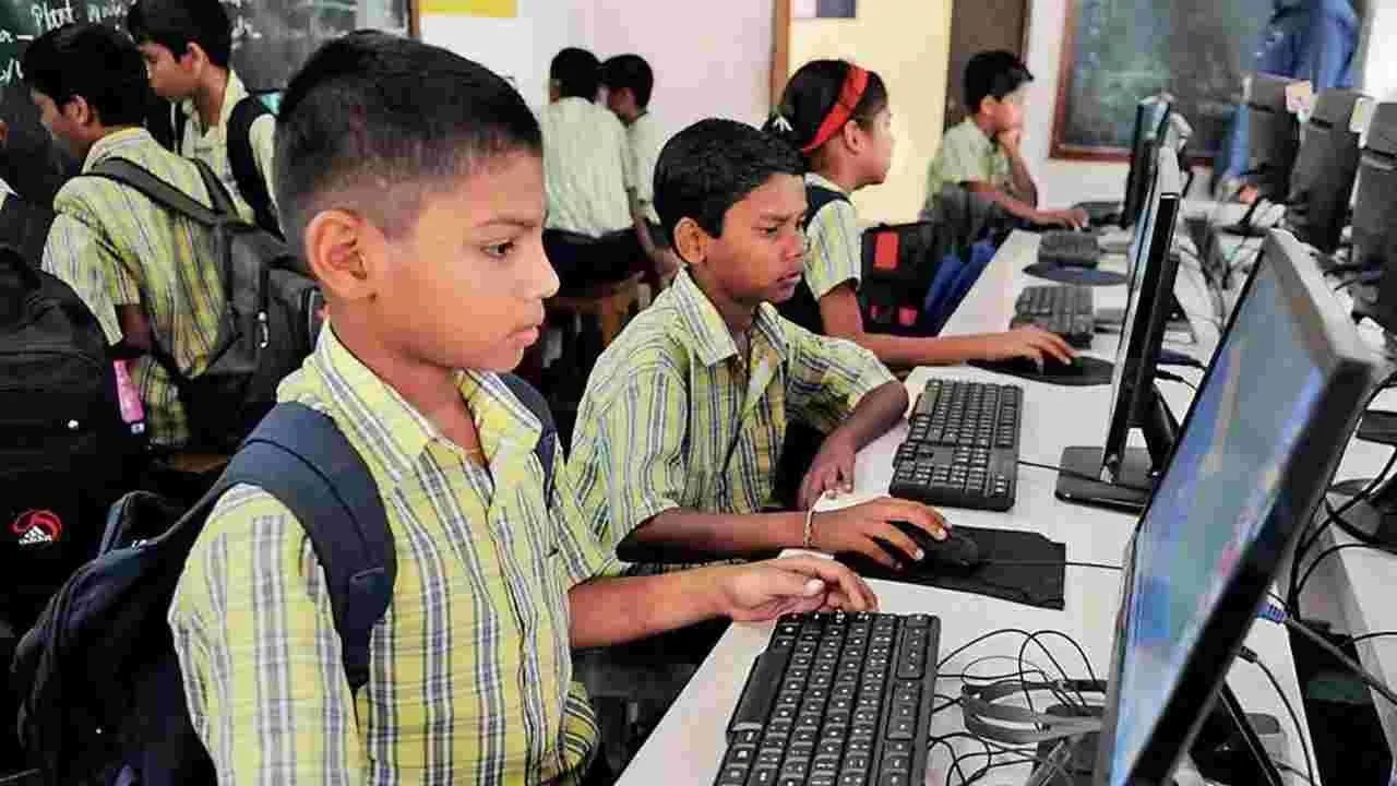 99 శాతం బడుల్లో ఇంటర్నెట్‌