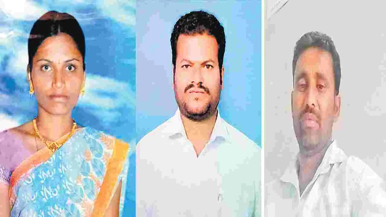 రుబ్బురాయితో భర్త తలపై బాది..