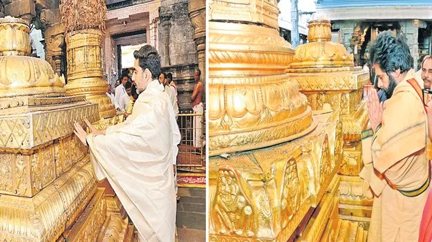 శ్రీవారి సేవలో పవన్‌, లోకేశ్‌