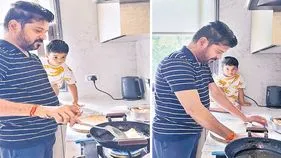 తాతామనుమళ్ల మధ్య ఆప్యాయతకు పూరీలు పొంగాయ్‌! 
