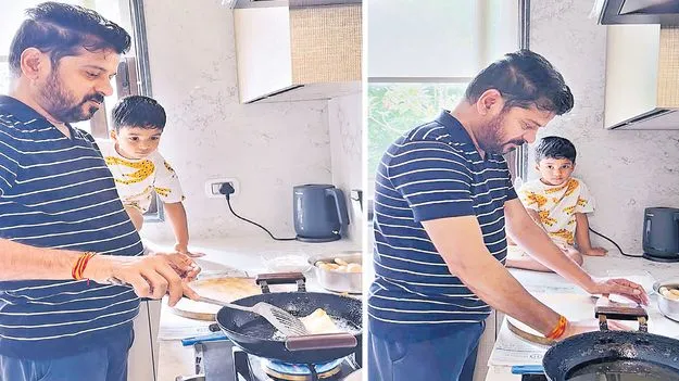 తాతామనుమళ్ల మధ్య ఆప్యాయతకు పూరీలు పొంగాయ్‌! 