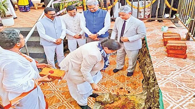 సీజే బంగ్లా, అడ్వొకేట్‌ చాంబర్స్‌ భవనానికి శంకుస్థాపన