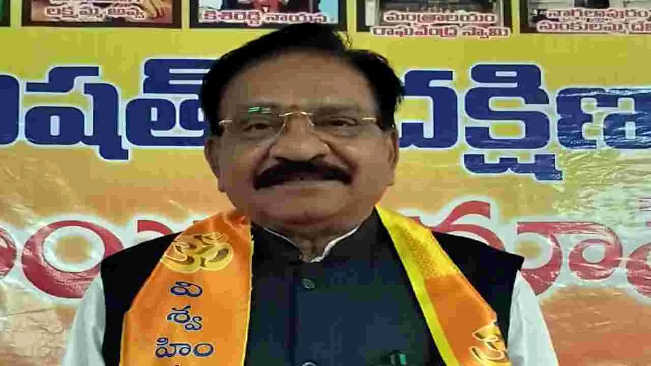 వీహెచ్‌పీ రాష్ట్ర అధ్యక్షుడు నందిరెడ్డి సాయిరెడ్డి కన్నుమూత