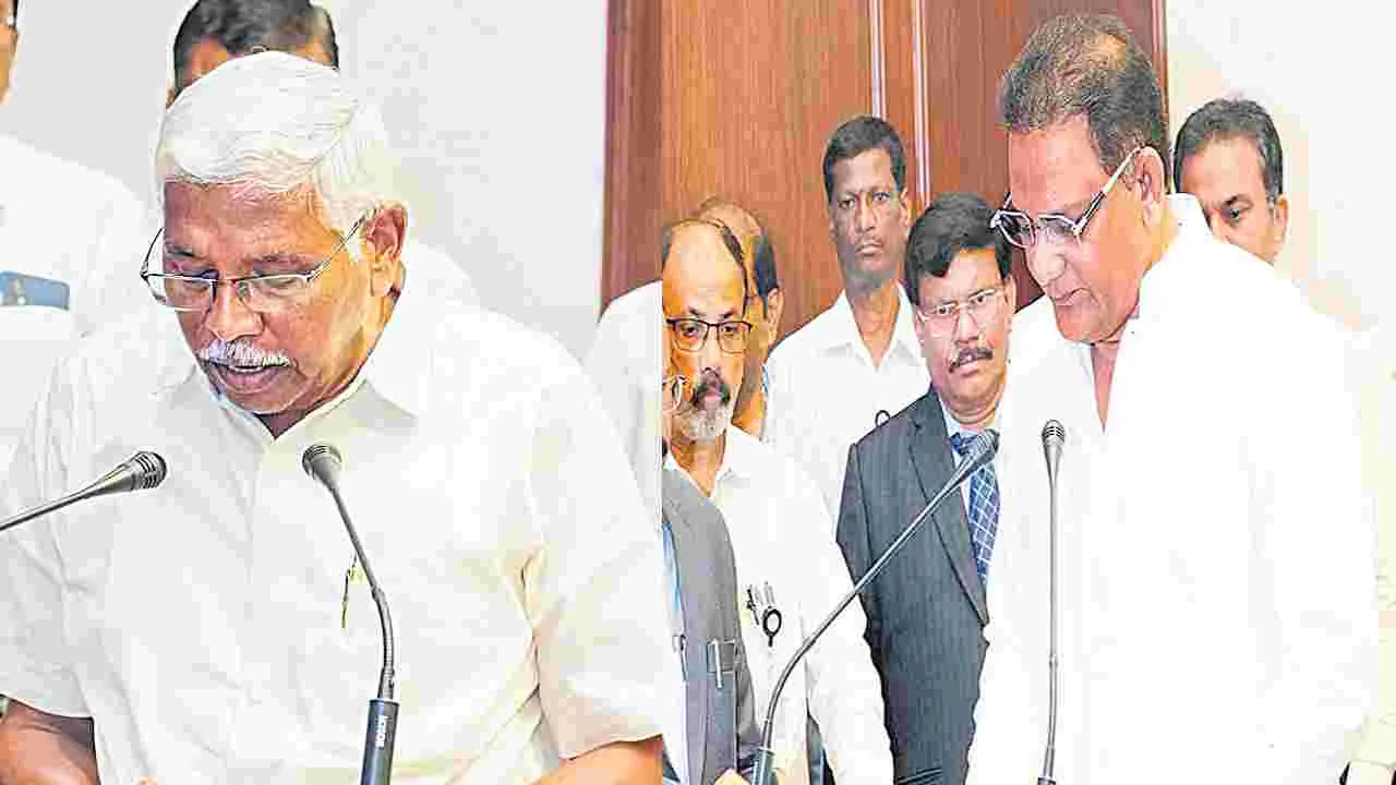 ఎమ్మెల్సీలుగా అజారుద్దీన్‌, కోదండరాం ప్రమాణ స్వీకారం