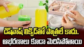 డిష్‌వాష్‌ లిక్విడ్‌తో పాత్రలే కాదు.. ఆభరణాలు కూడా మెరిసిపోతాయి