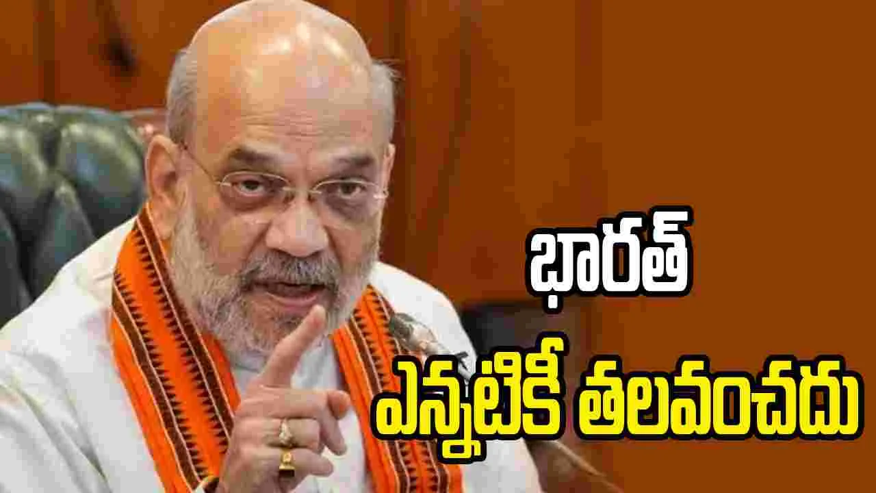 భారత్ ఎన్నటికీ తలవంచదు: అమిత్‌షా