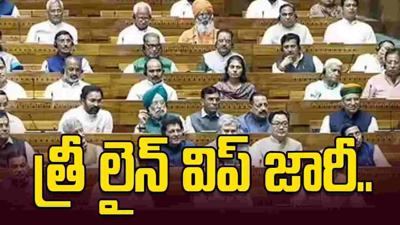 బీజేపీ ఎంపీలకు విప్ జారీ.. ఢిల్లీకి రప్పించిన హైకమాండ్