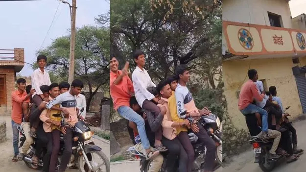 ట్రాఫిక్ రూల్స్‌కు తూట్లు.. వీడియో వైరల్