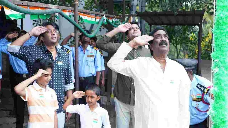ఏబీఎన్-ఆంధ్రజ్యోతి ఆఫీసులో ఘనంగా స్వాతంత్య్ర దినోత్సవ వేడుకలు