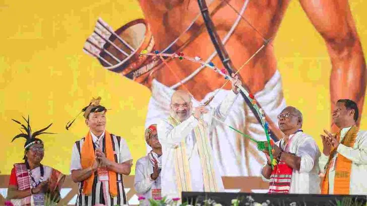 ఢిల్లీలో ఘనంగా బిర్సా ముండా 150వ జయంతి.. ముఖ్య అతిథిగా హాజరైన అమిత్ షా
