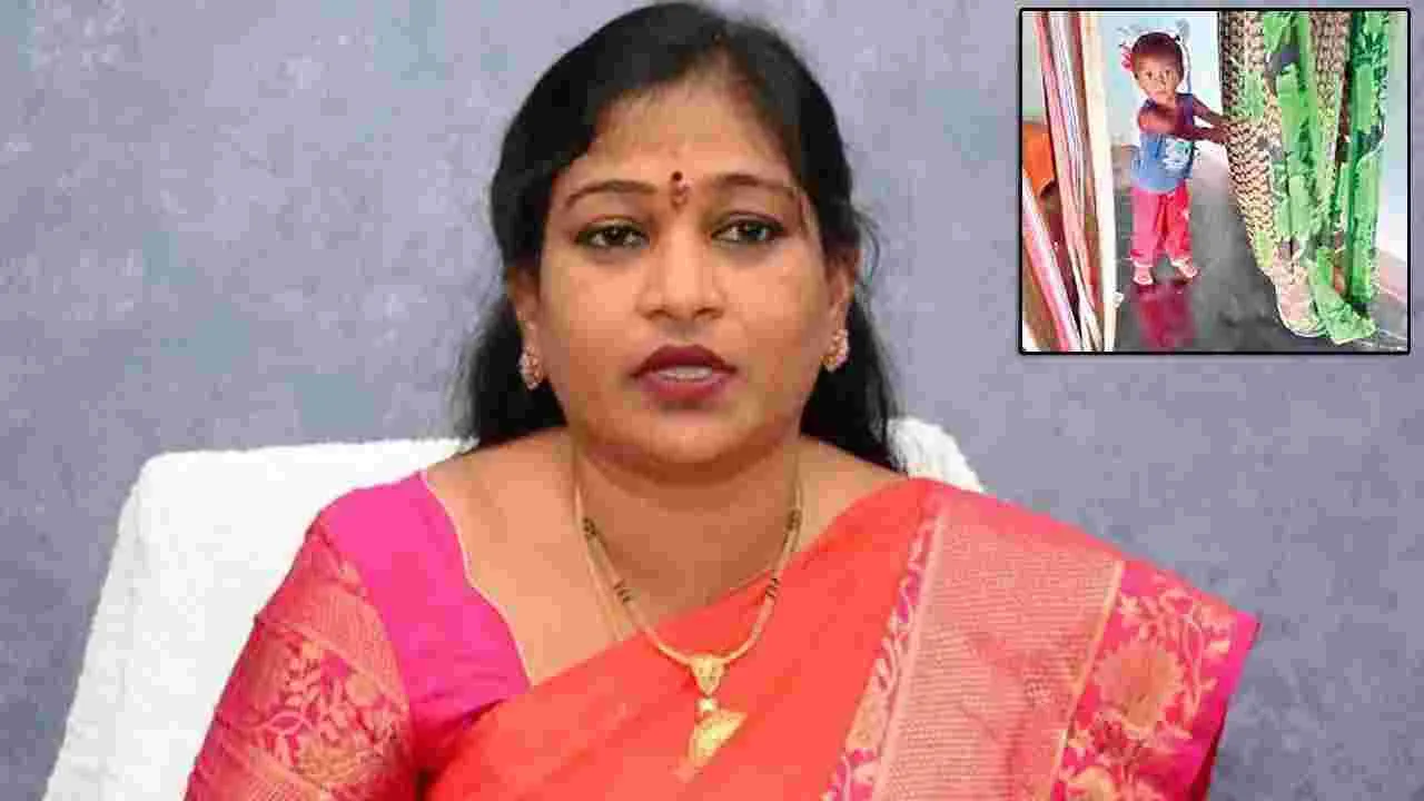 తుని చిన్నారి మిస్సింగ్ ఘటన.. వారికి హోంమంత్రి అనిత స్ట్రాంగ్ వార్నింగ్