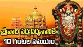 తిరుమల వేంకటేశ్వరస్వామి సర్వదర్శనానికి 10 గంటల సమయం