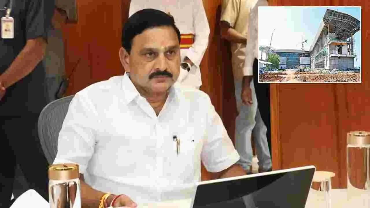 దసరా నాటికి అందుబాటులోకి ఇంటిగ్రేటెడ్ టెర్మినల్: భూపతిరాజు శ్రీనివాసవర్మ