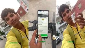 రూ.15 విలువైన ఆర్డర్‌కు రూ.500 టిప్పు.. డెలివరీ బాయ్ రియాక్షన్ వీడియో వైరల్