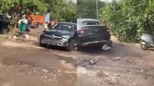వ్యక్తిపైకి దూసుకెళ్లిన కారు.. తర్వాత ఏం జరిగిందో తెలిస్తే షాక్ అవుతారు..
