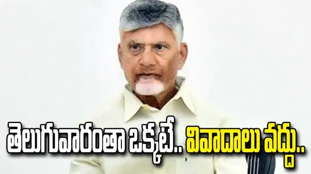 తెలుగు రాష్ట్రాలు విడిపోయి 12 ఏళ్లయింది.. ఇప్పుడెందుకు ఈ వివాదాలు?: సీఎం చంద్రబాబు 
