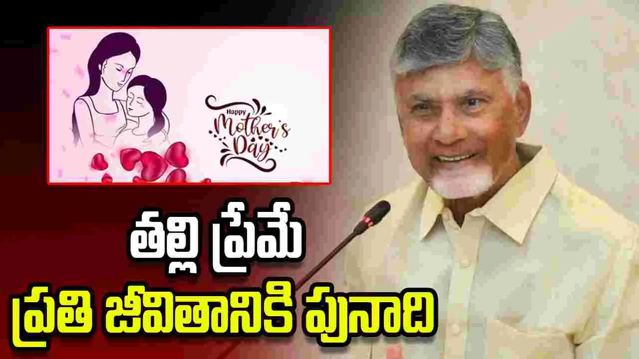 ప్రతి జీవితం.. తల్లి ప్రేమతోనే ప్రారంభమవుతుంది: సీఎం చంద్రబాబు
