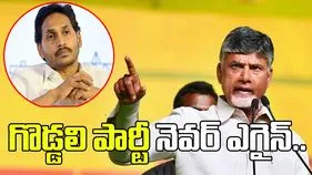 నేరం జగన్ నైజం.. గొడ్డలి పార్టీ నెవర్ ఎగైన్.. మహానాడులో సీఎం చంద్రబాబు పంచ్ డైలాగ్స్ 