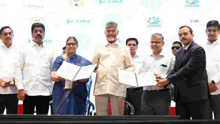 విజయవాడలో ఎంఎస్ఎంఈ గ్రోత్‌ సమ్మిట్‌.. హాజరైన సీఎం చంద్రబాబు