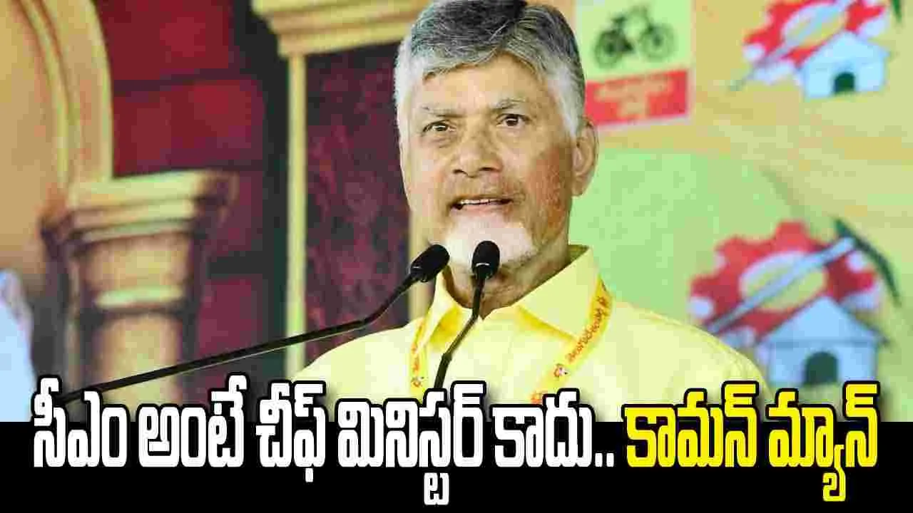 ఒకప్పుడు పరదాల పాలన... ఇప్పుడు ప్రజల పాలన: సీఎం చంద్రబాబు
