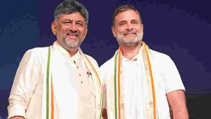 కర్ణాటక సీఎంగా ప్రమాణ స్వీకారం చేసిన డీకే శివకుమార్‌.. హాజరైన ప్రముఖులు