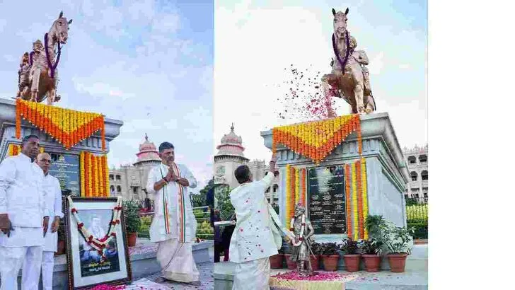 కర్ణాటక సీఎంగా ప్రమాణ స్వీకారం చేసిన డీకే శివకుమార్‌.. హాజరైన ప్రముఖులు