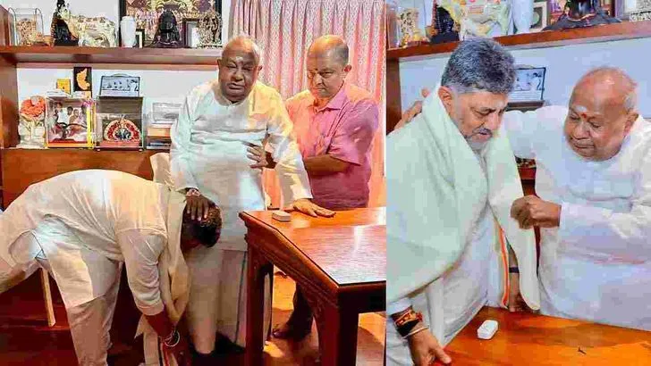 కర్ణాటక సీఎంగా ప్రమాణ స్వీకారం చేసిన డీకే శివకుమార్‌.. హాజరైన ప్రముఖులు