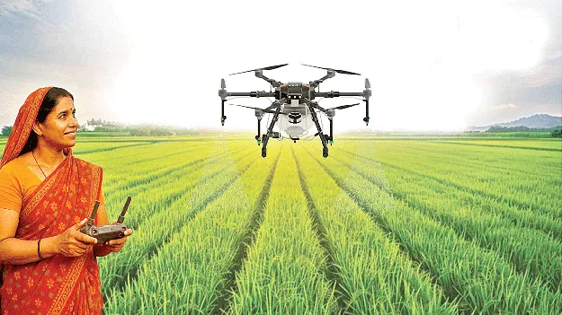Farming with drones... truly excellent. డ్రోన్‌తో సాగు.. బహు బాగు