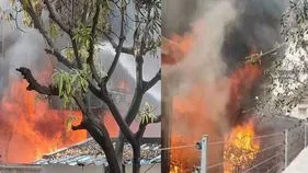 మూడంతస్తుల భవనంలో అగ్నిప్రమాదం.. 23 మంది సేఫ్