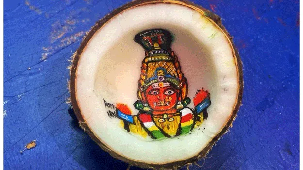 కొబ్బరిచిప్పలో గంగమ్మ 
