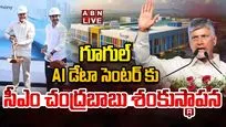 గూగుల్ ఏఐ డేటా సెంటర్‌కు సీఎం చంద్రబాబు భూమి పూజ