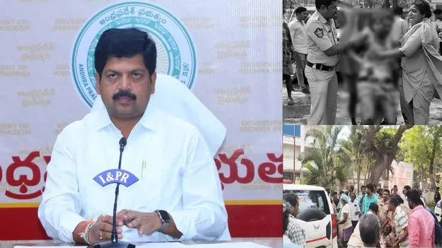 ధైర్యంగా ఉండండి.. అండగా ఉంటాం.. చల్లపల్లి బాధితులతో మంత్రి 