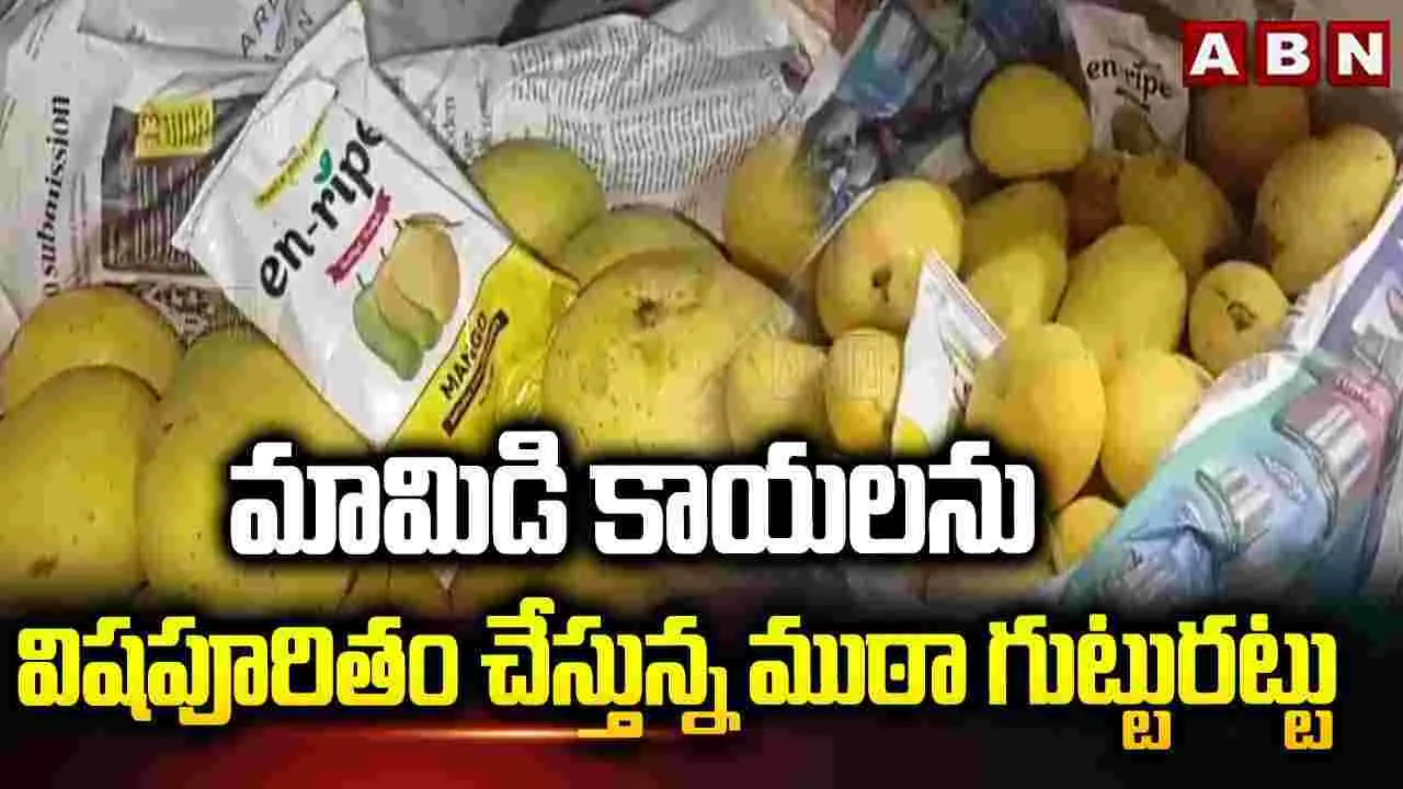 మామిడి కాయలను విషపూరితం చేస్తున్న ముఠా గుట్టురట్టు..