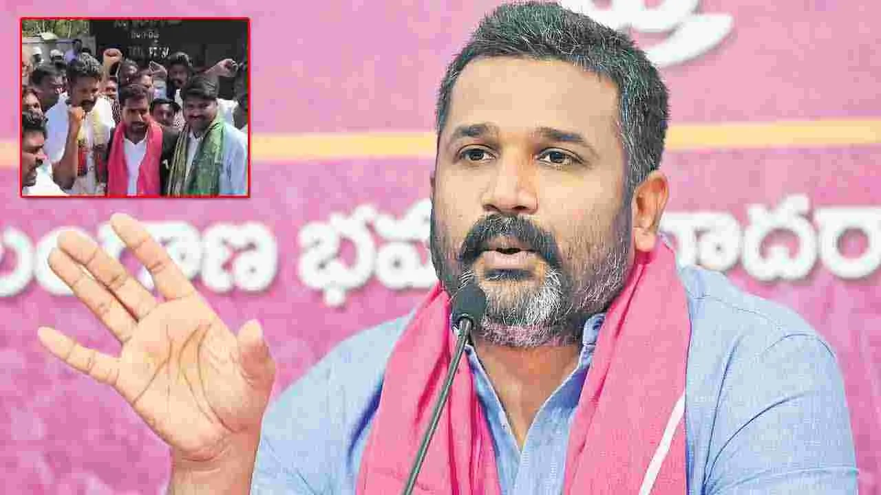 సంగారెడ్డి సెంట్రల్ జైలు నుంచి బీఆర్‌ఎస్ నేత క్రిశాంక్ విడుదల