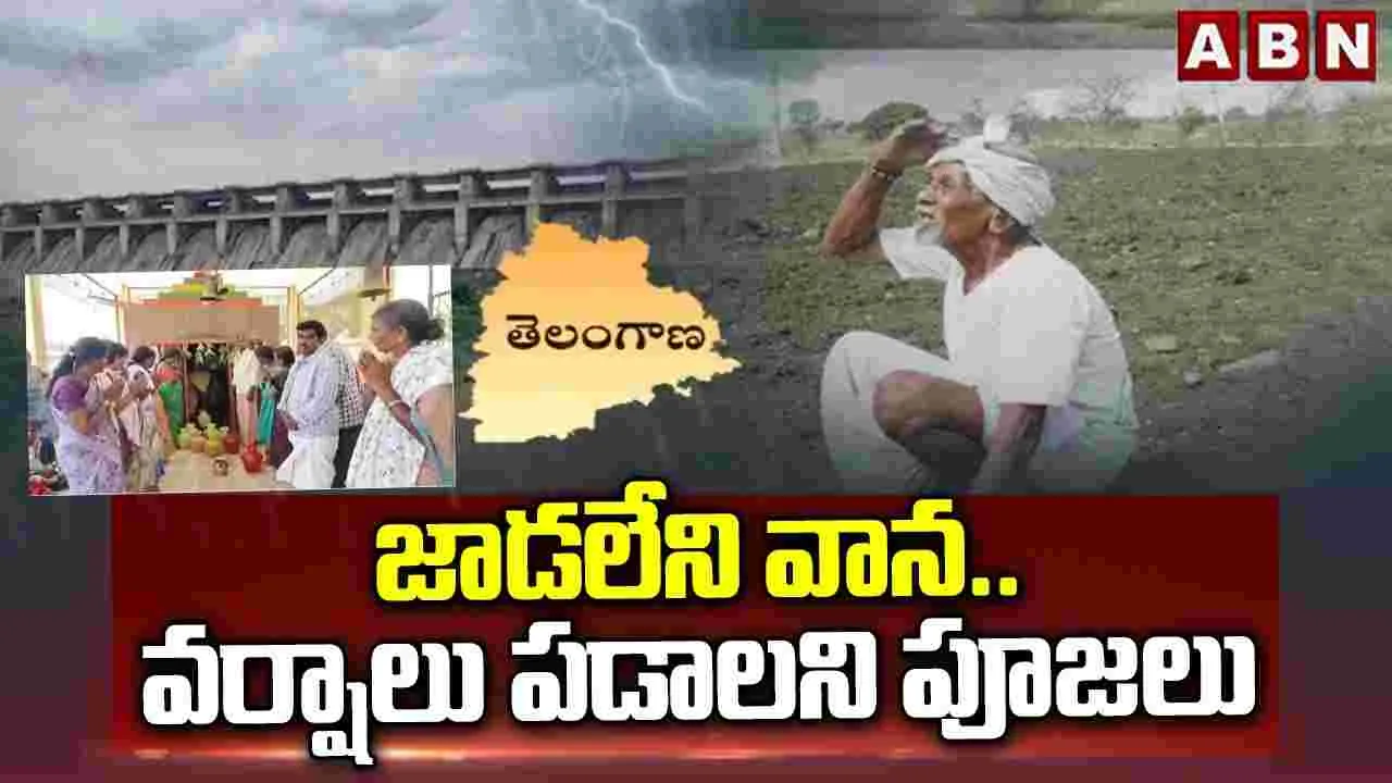 జాడలేని వాన.. వర్షాలు పడాలని పూజలు