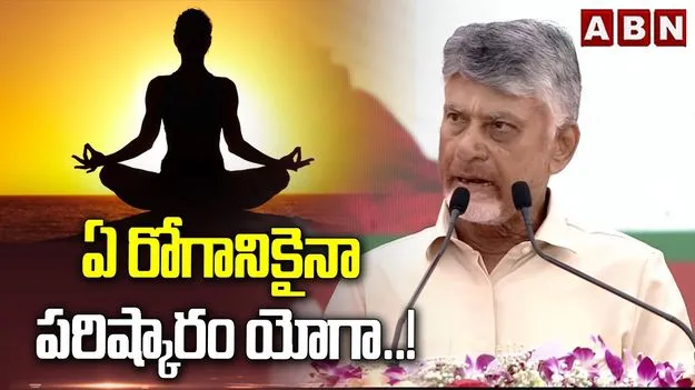 యోగాతో ఆరోగ్యవంతమైన, ఆనందమయ ఏపీని నిర్మిద్దాం: సీఎం చంద్రబాబు