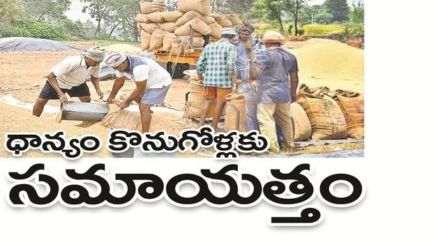 ధాన్యం కొనుగోళ్లకు సమాయత్తం