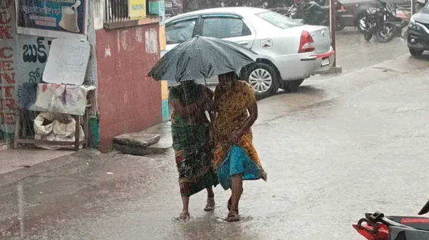 మదనపల్లెలో మోస్తరు వర్షం