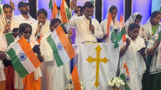 దుబాయి తెలుగు చర్చిలో స్వాతంత్ర్య దినోత్సవం