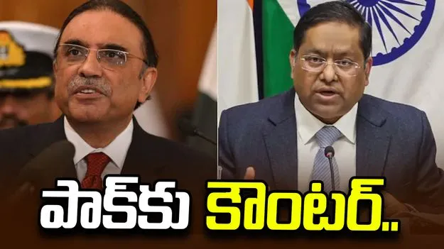 మా అంతర్గత వ్యవహారాలపై మాట్లాడే హక్కు మీకు లేదు.. పాకిస్థాన్‌ అధ్యక్షుడికి భారత్ కౌంటర్.. 