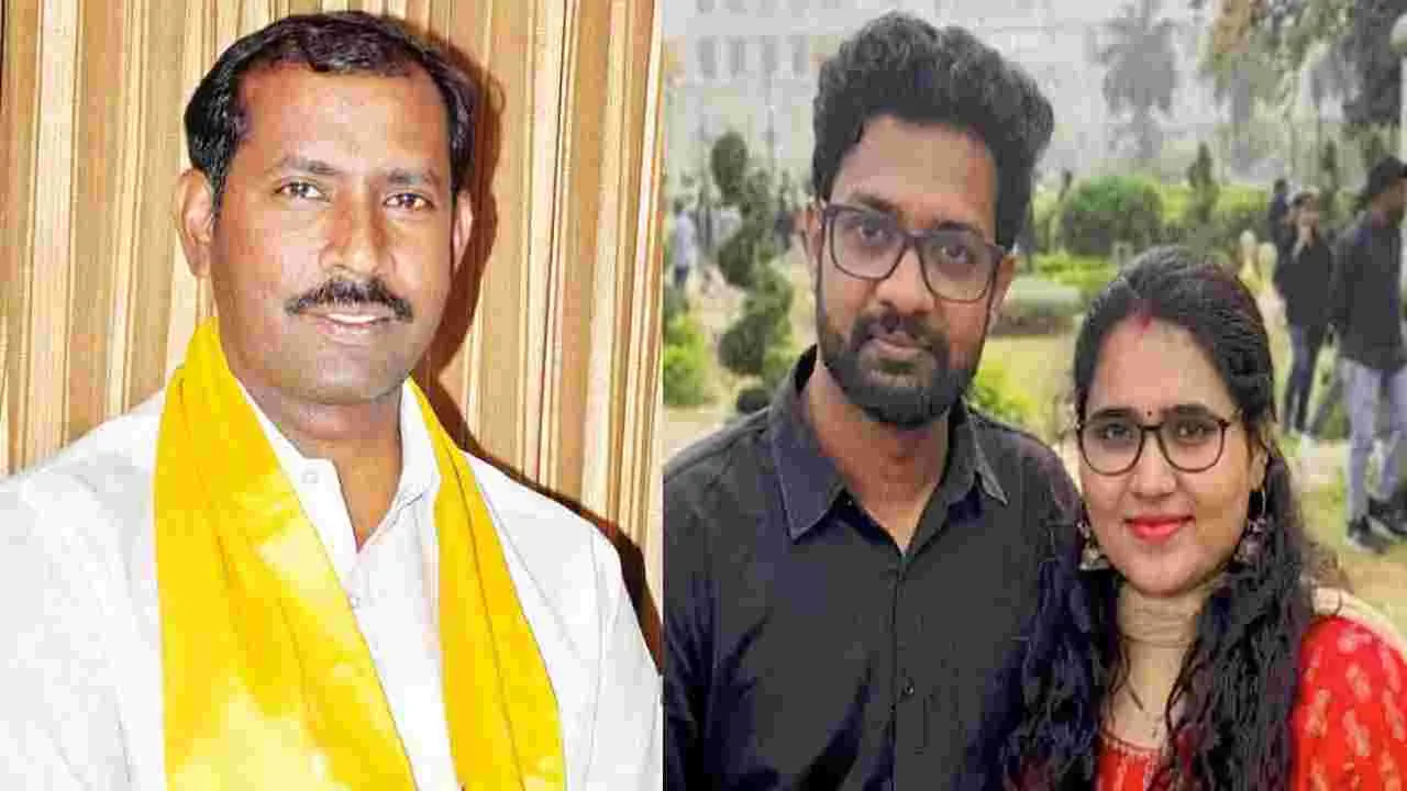 న్యాయం చేయండి.. పల్లా శ్రీనివాస్‌ను కలిసిన టెకీ గాయత్రి తల్లి