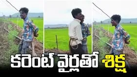 దొంగతనం చేశారనే అనుమానంతో కరెంట్ షాక్.. వీడియో వైరల్