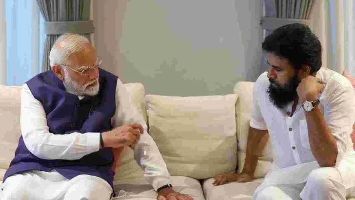  పవన్ కల్యాణ్ నివాసానికి ప్రధాని మోదీ 