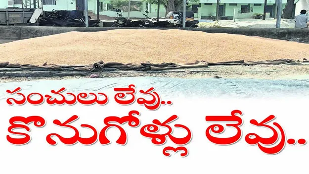 Peddapallly :  సంచులు లేవు.. కొనుగోలు లేదు...