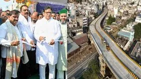 శాస్త్రిపురం ఆర్‌వోబీని ప్రారంభించిన మంత్రి శ్రీధర్ బాబు