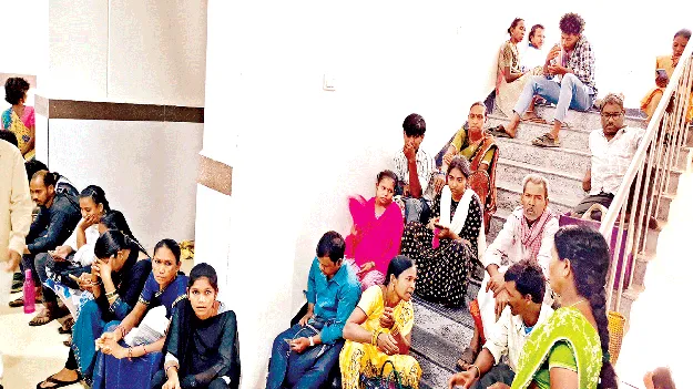 Seethampeta Hospital  సీతంపేట ఏరియా ఆసుపత్రికి రోగుల తాకిడి